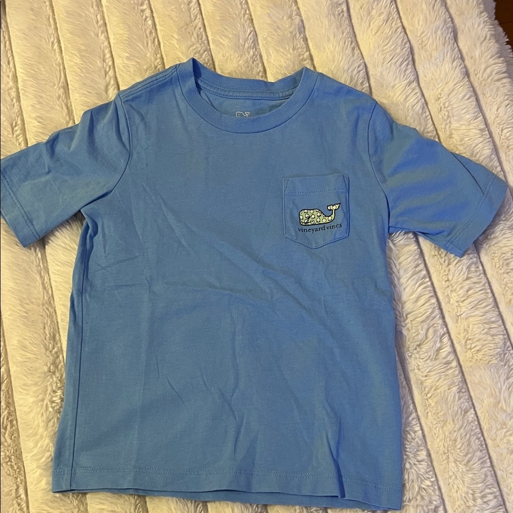 Vineyard Vines Kids Light Blue Short Sleeve Tee